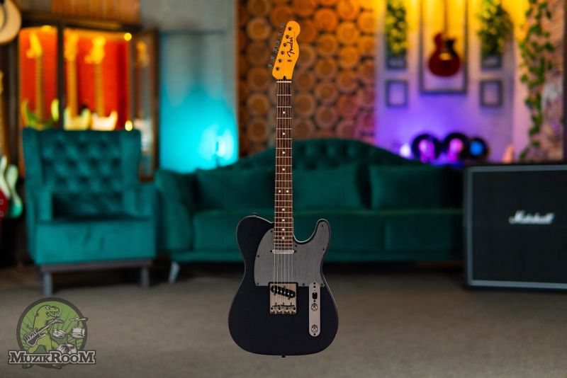 Fender MIJ Hybrid II Tele RW Matte Phantom Black, электрогитара