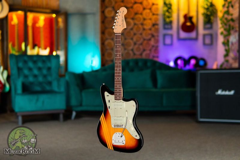 Fender MIJ Trad II 60s Jazzmaster Competition 3-colour sunburst, электрогитара