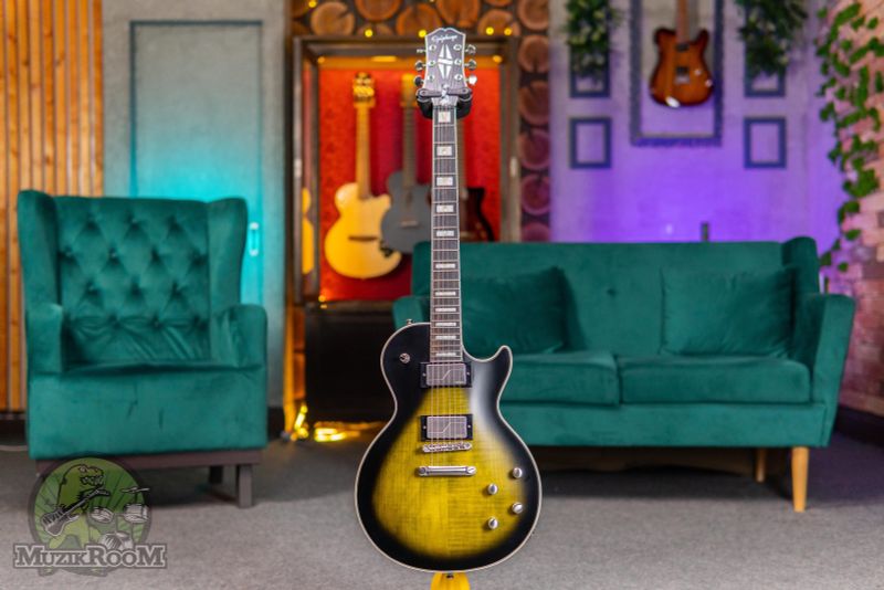 Epiphone Les Paul Prophecy Olive Tiger Aged Gloss