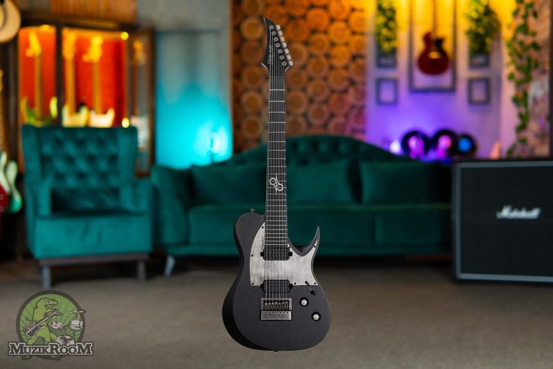 Solar Guitars T1.7D Black Open Pore, электрогитараа