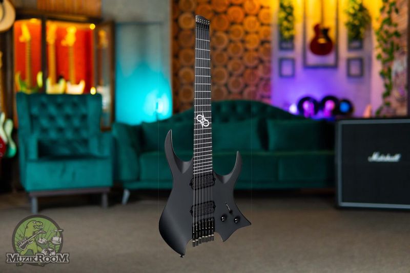 Solar Guitars H2.7C Carbon Black, электрогитара, 7 струн