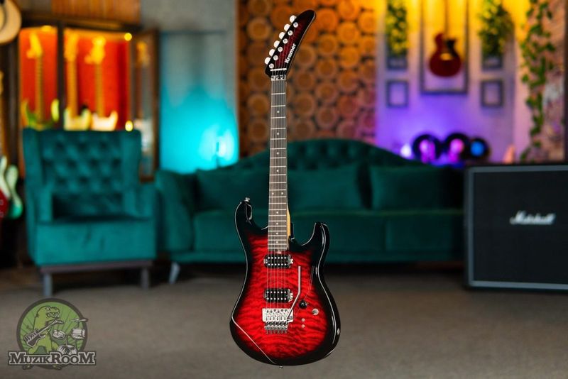 Kramer Guitars The 84 HH Quilt Red Burst