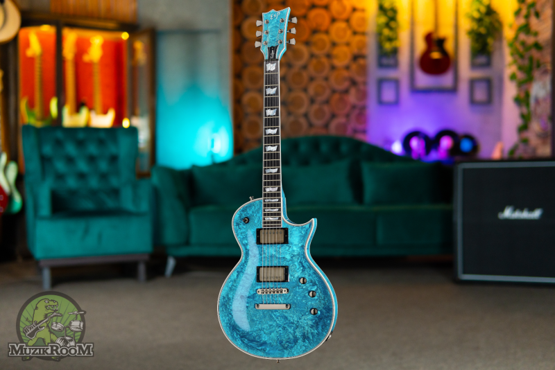 ESP Eclipse Custom Blue Liquid Metal