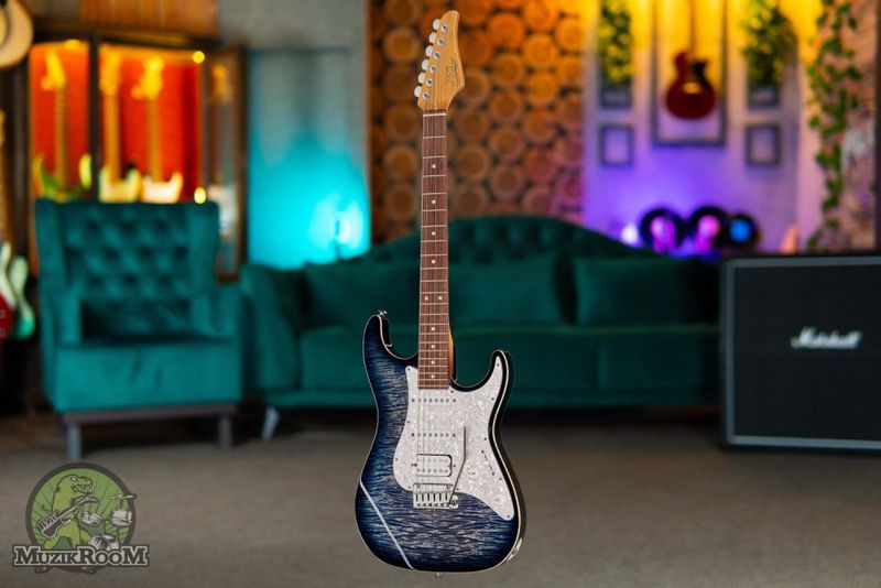 Suhr Standard Plus HSS PF Faded Trans Whale Burst