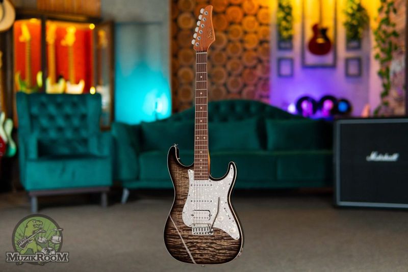 Suhr Standard Plus HSS PF Trans Charcoal Burst
