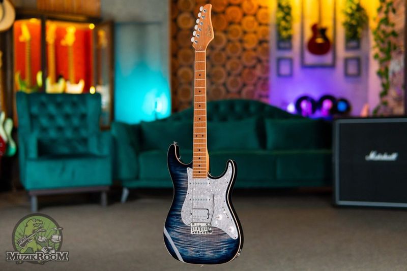 Suhr Standard Plus HSS RM Faded Trans Whale Blue Burst