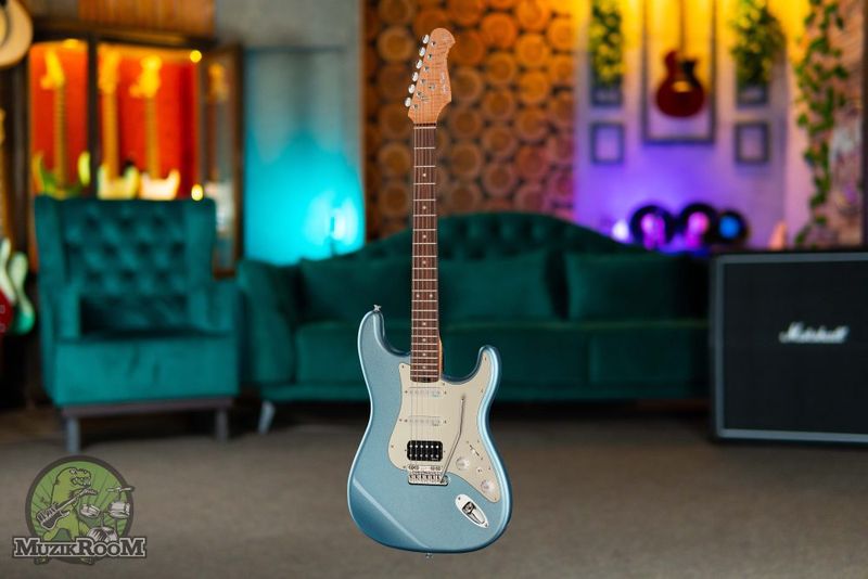Harley Benton ST-Modern Carlos Asensio Ice Blue Metallic