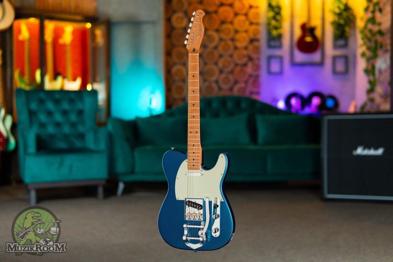 Harley Benton TE-62 CC Tremolo Lake Placid Blue