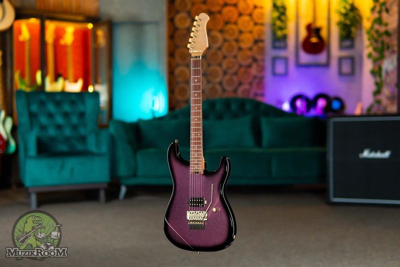 Harley Benton ST-80FR Amethyst Sparkle Burst