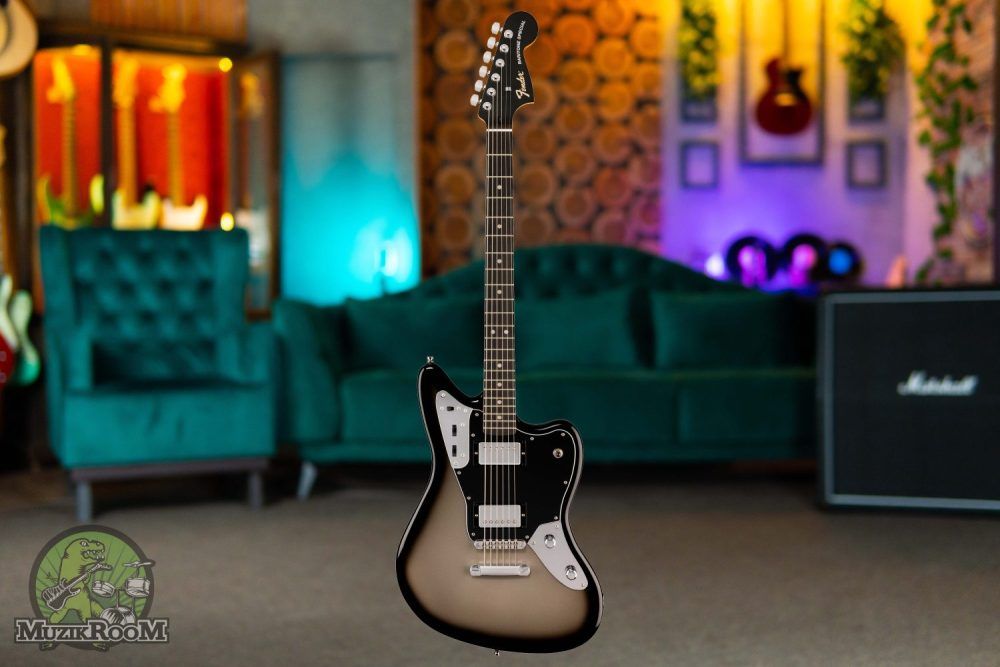 Fender Limited Edition Player Fusion Jaguar Baritone Special Silverburst