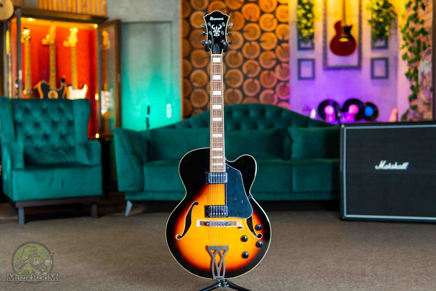 Купить Ibanez Artcore AF75-BS Brown Sunburst в Москве или с