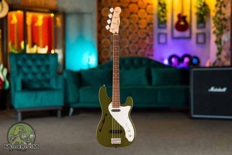 Squier Paranormal Precision Bass Olive, бас-гитара