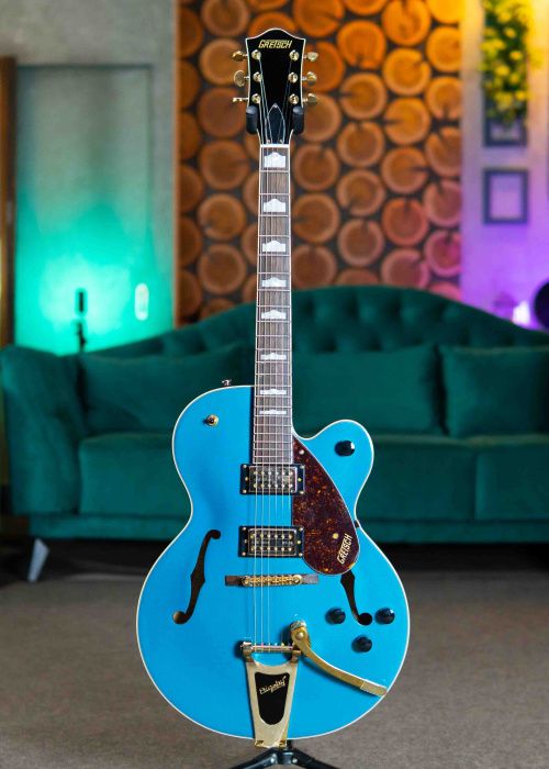 Gretsch G2410TG Streamliner Hollow-Body Single-Cut Bigsby Ocean Turquoise