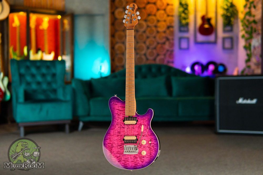 Music Man Axis Super Sport Olallieberry Quilt