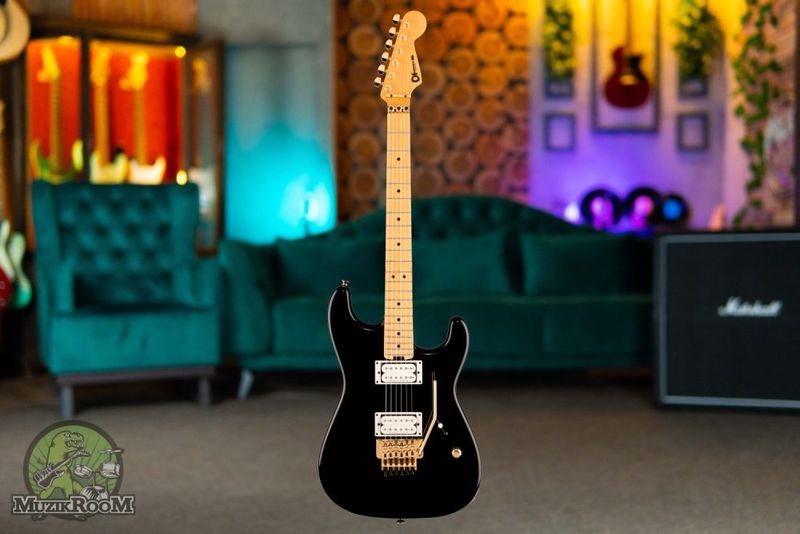 Charvel American Neo-Classic San Dimas Style 1 HH FR Gloss Black