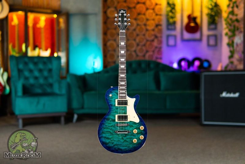Heritage Guitar Ascent+ H-150 Lake Blue Burst