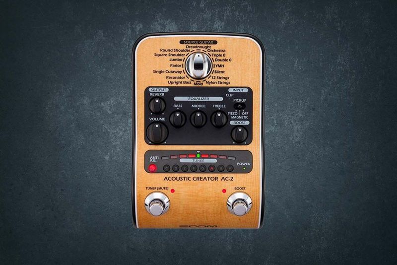 ZOOM AC-2, процессор эффектов для акустической гитары
