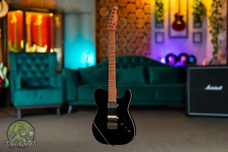 Harley Benton Fusion-T II HH MN HT Black Metallic