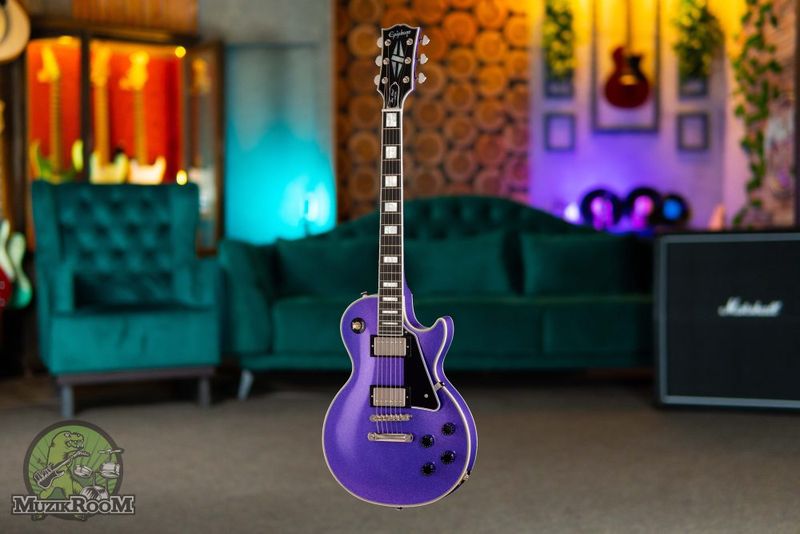 Epiphone IGC Les Paul Custom Amethyst Sparkle