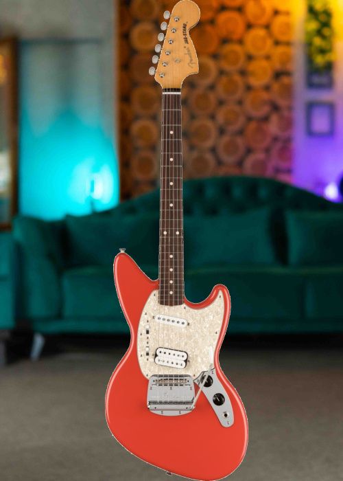 Fender Kurt Cobain Jag-Stang RW Fiesta Red