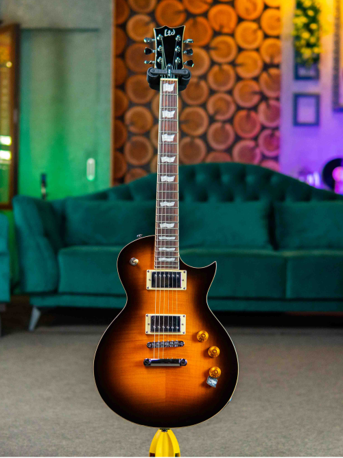 ESP LTD EC-256FM Dark Brown Sunburst