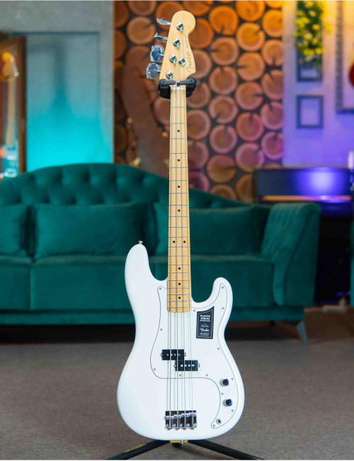 Fender Player Precision Bass MN Polar White