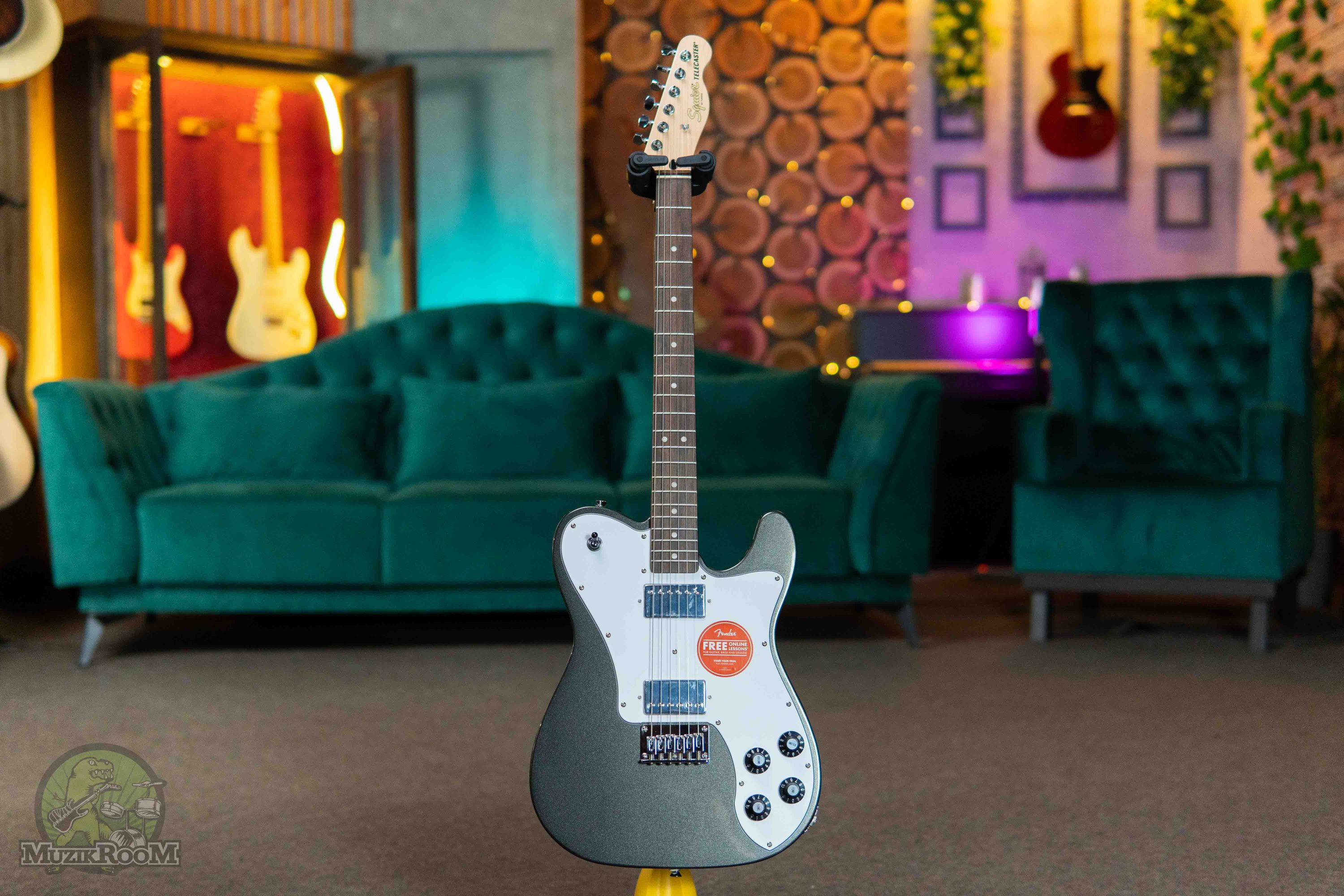 Squier Affinity Telecaster Deluxe Charcoal Frost Metallic