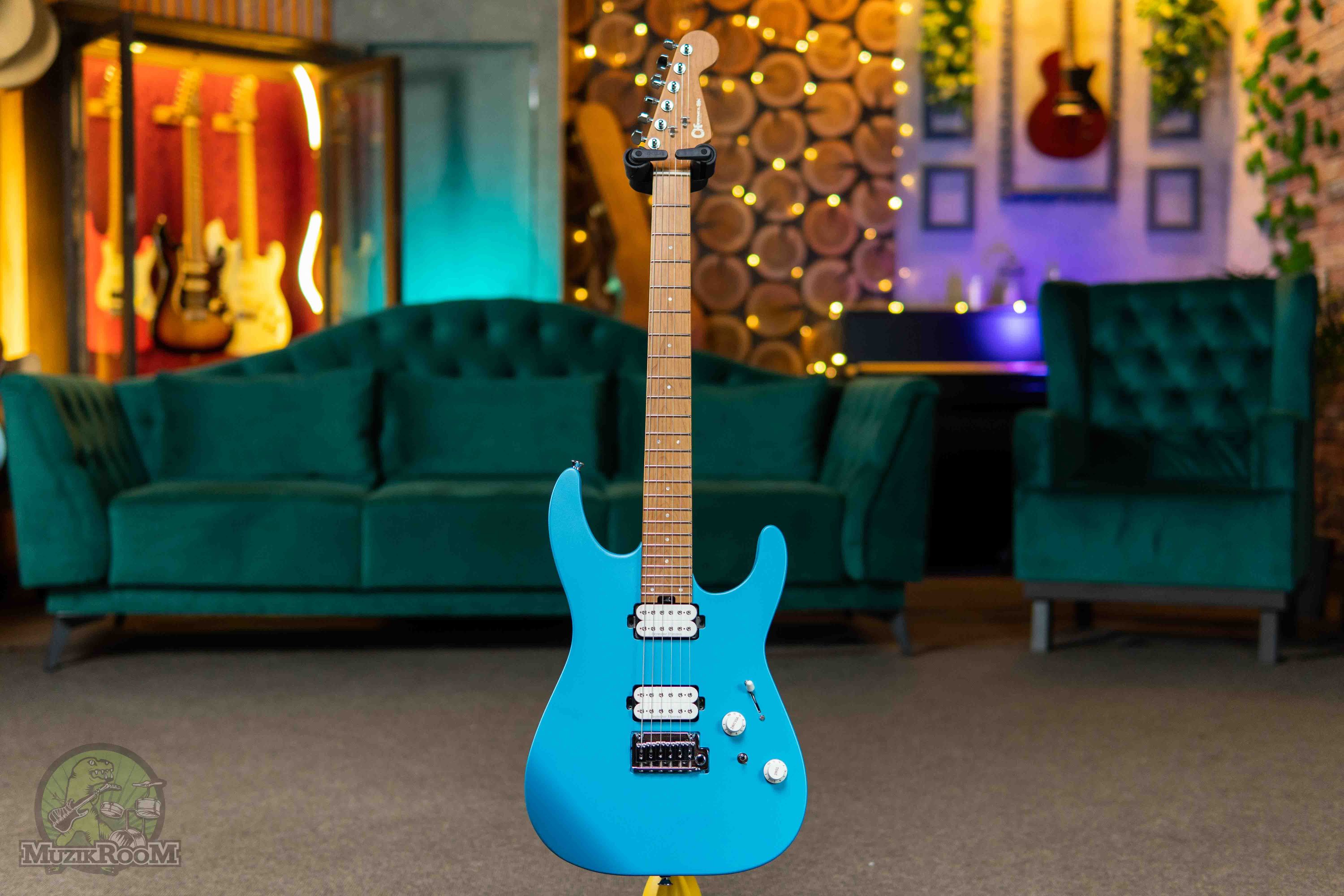 Charvel Pro-Mod DK24 HH 2PT CM Matte Blue Frost