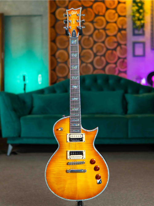 ESP LTD EC-1000FM Amber Sunburst