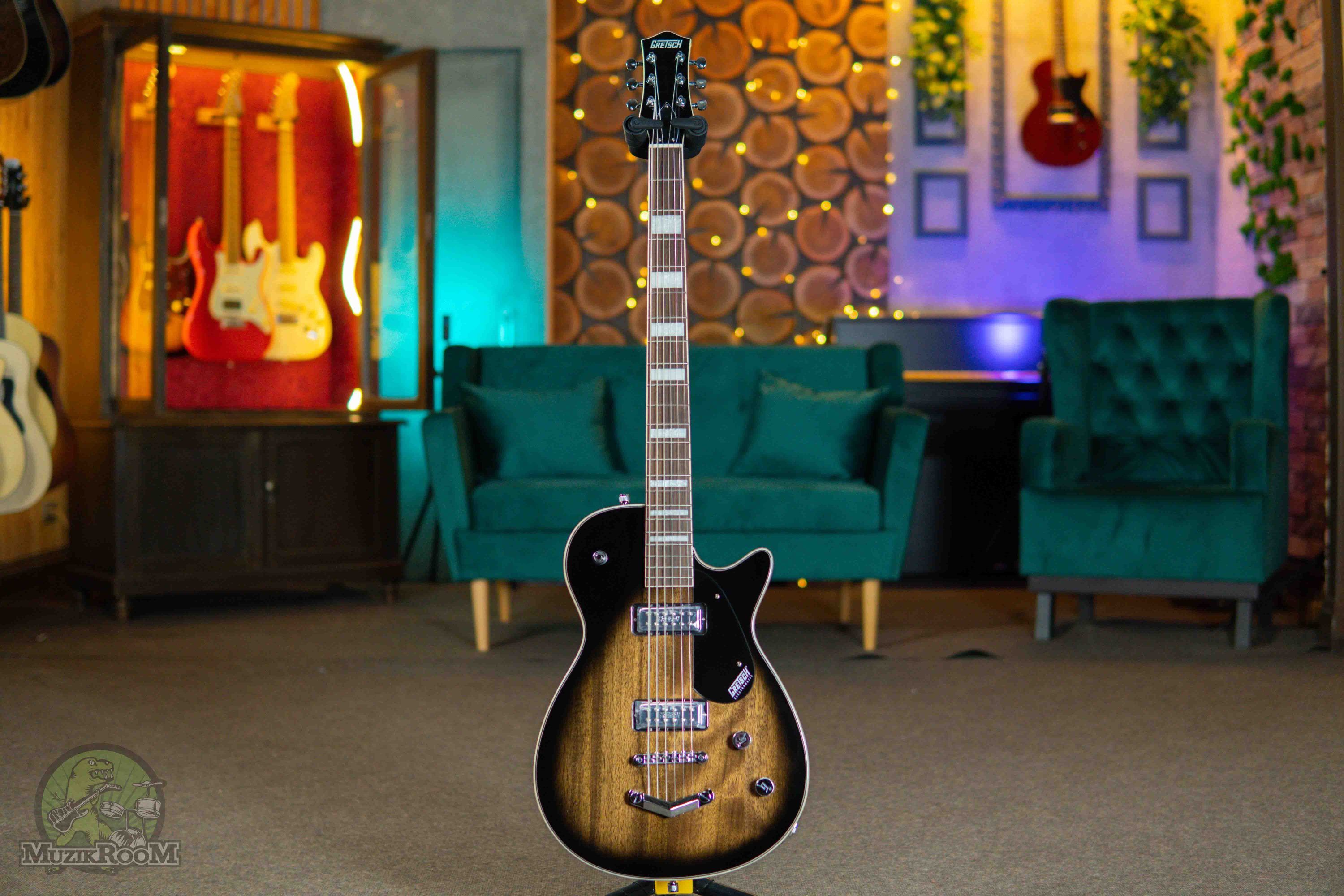 Gretsch G5260 Electromatic Jet Baritone V-Stoptail Bristol Fog