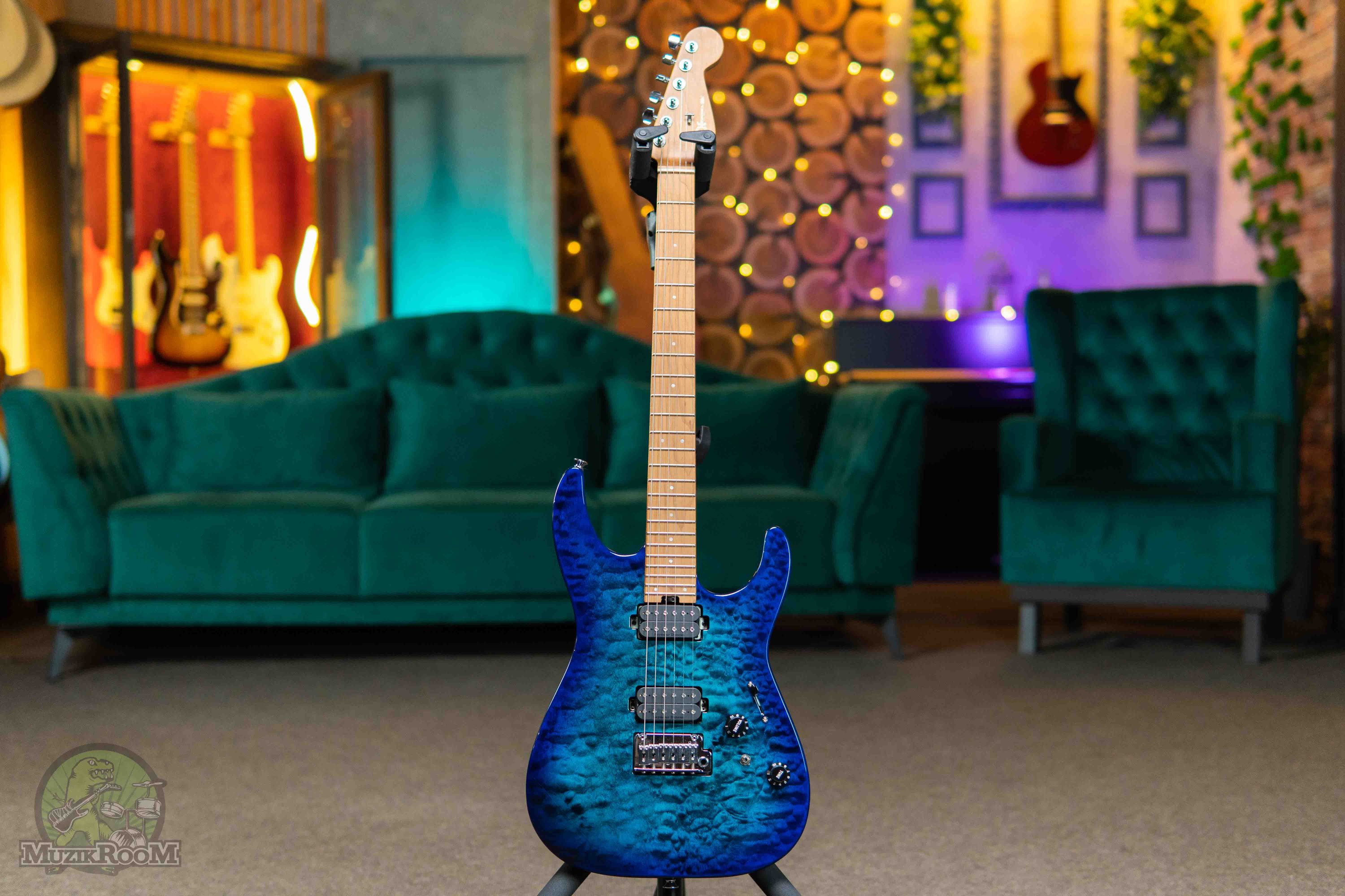 Charvel Pro-Mod DK24 HH 2PT CM Chlorine Burst