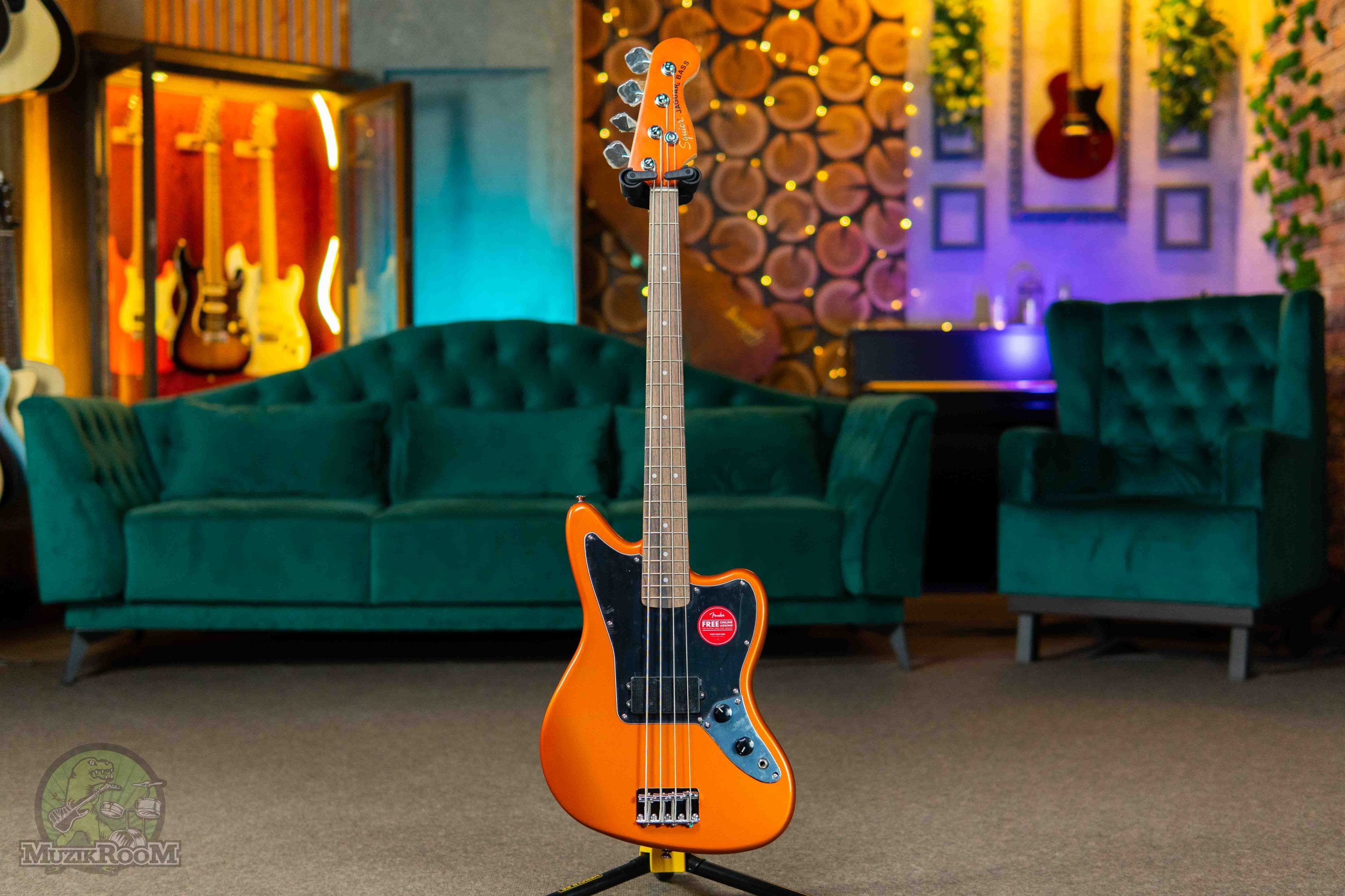 Squier Affinity Series Jaguar Bass H LRL Metallic Orange