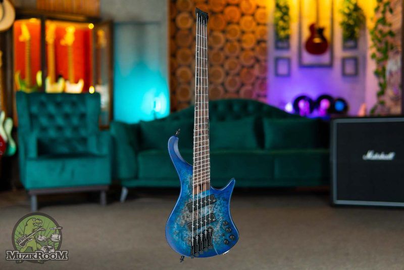 Ibanez Bass Workshop EHB1505MS-PLF Pacific Blue Burst Flat