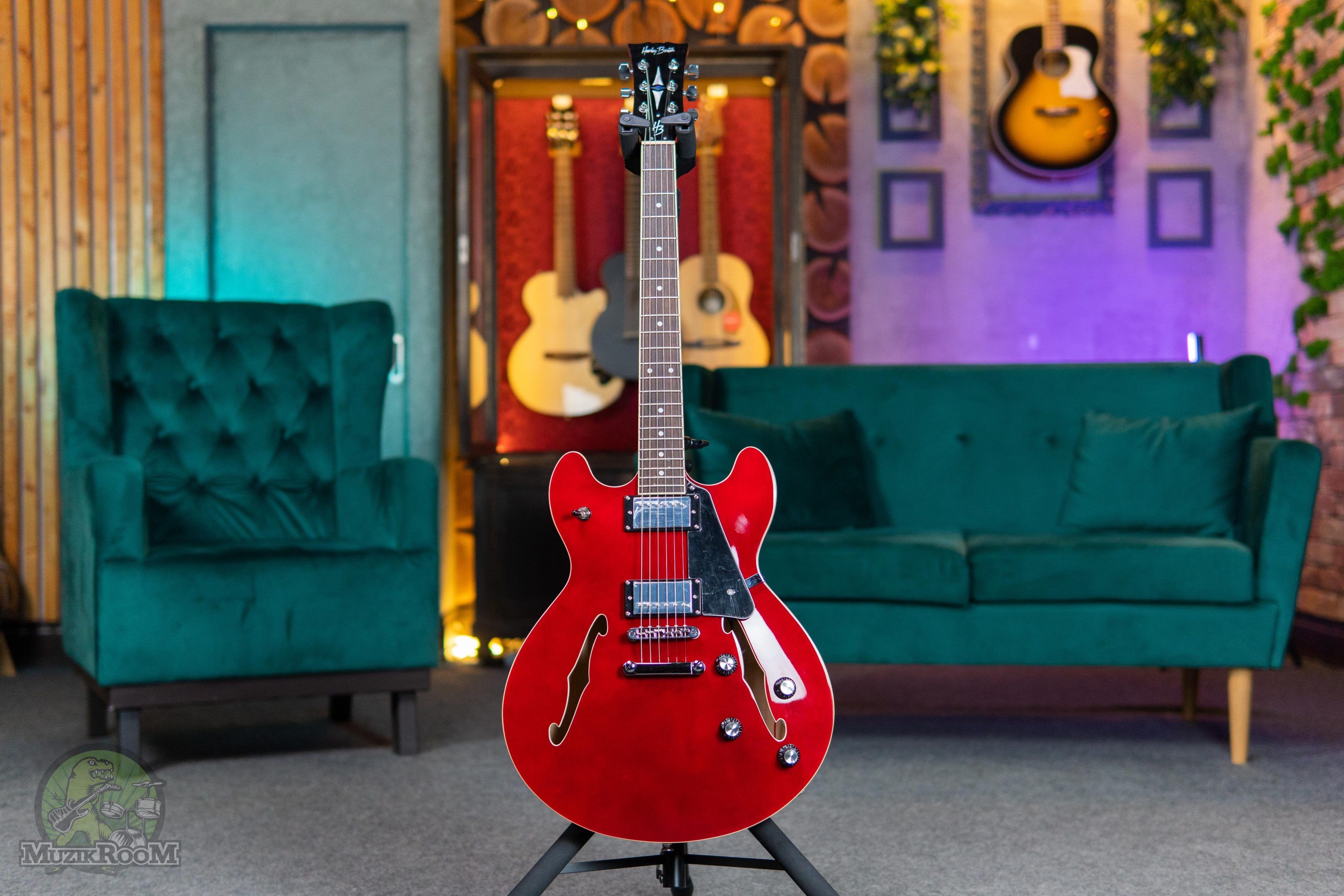 Harley Benton HB-35 Vintage Series Cherry