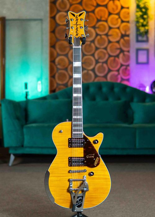 Gretsch G6134TFM-NH Nigel Hendroff Signature Penguin Amber Flame