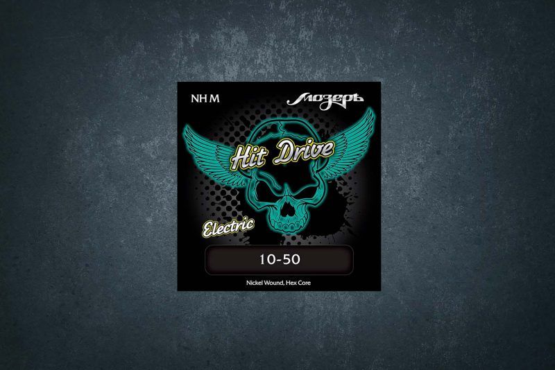 NH-M Medium Hit Drive Комплект струн для электрогитары, 10-50, Мозеръ