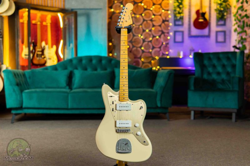 Squier Jazzmaster 40th Anniversary Vintage Edition Satin Desert Sand