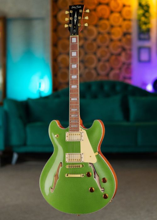 Harley Benton HB-35Plus Metallic Green