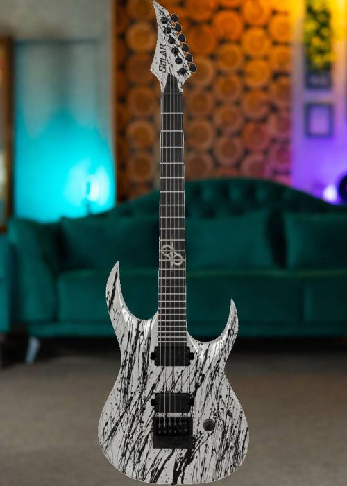 Solar Guitars A1.6SOP Silver Open Pore Matte Canibalismo