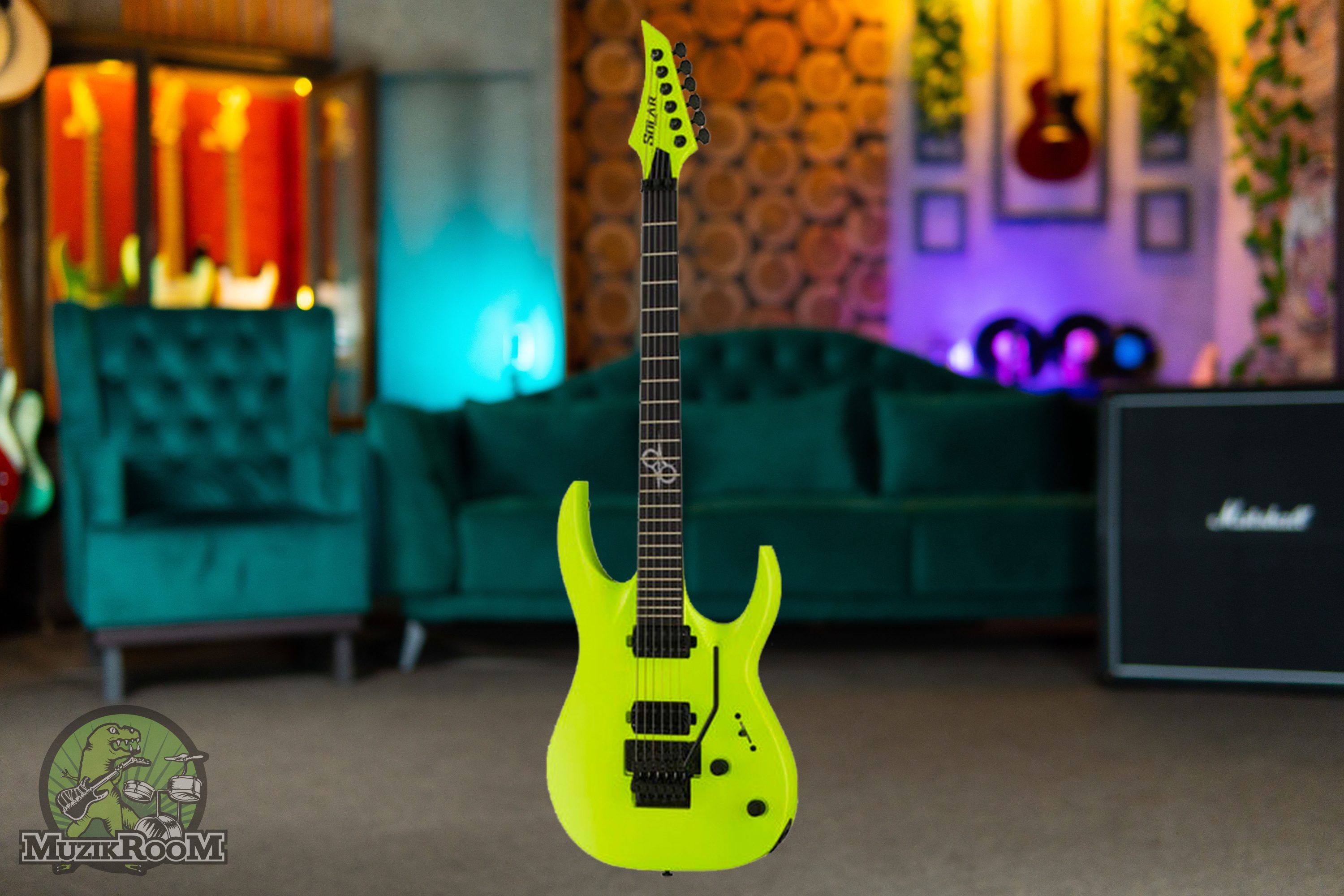 Solar Guitars A2.6 FR LN Lemon Neon