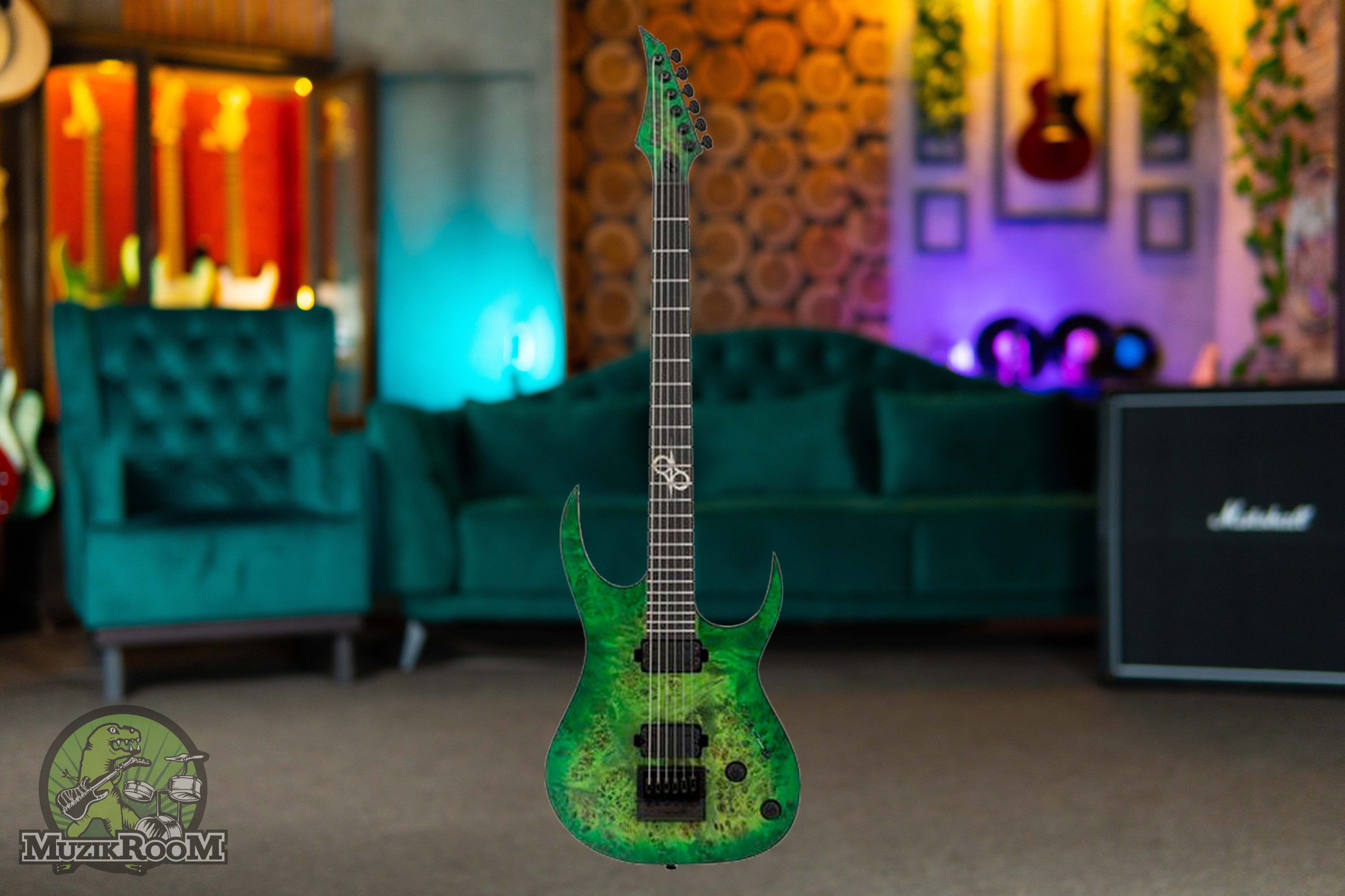 Solar Guitars S1.6 LB-27 Lime Burst Matte