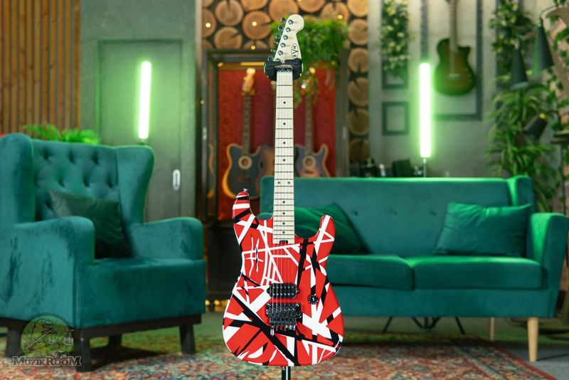EVH Striped Series RBS RedBlack Stripes