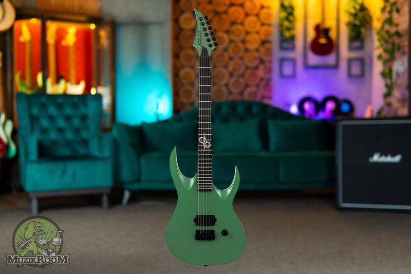 Solar Guitars A2.6AG Army Green Matte