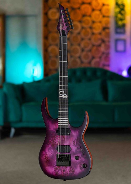 Solar Guitars S1.6PPB  Poplar Purple Burst Matte
