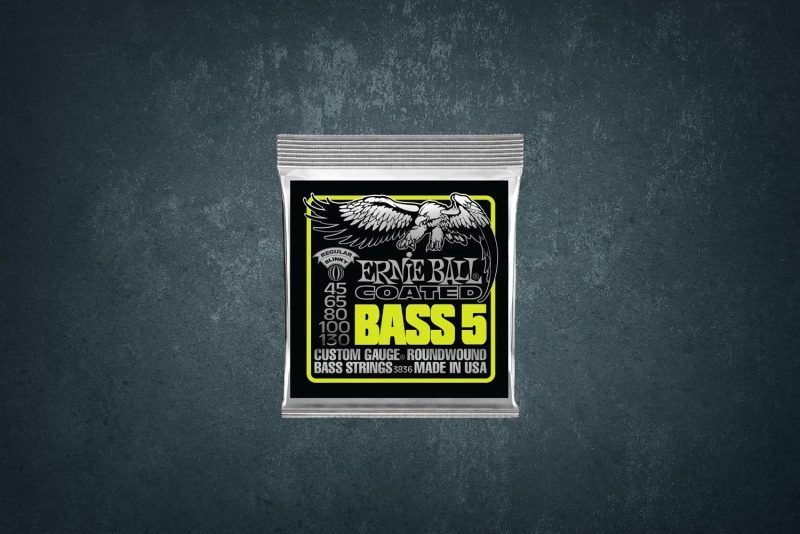 Ernie Ball 3836 Coated Slinky 45-130, струны для бас-гитары