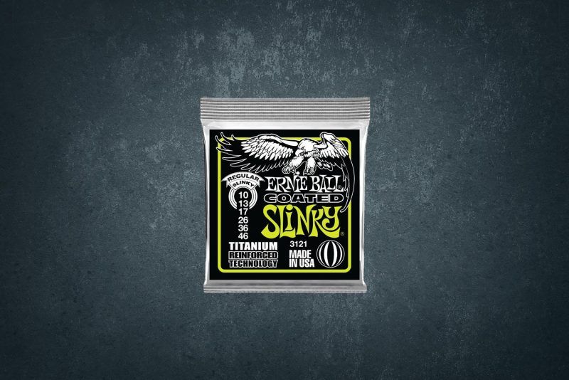 Ernie Ball 3121 RPS Coated Titanium Slinky Regular 10-46