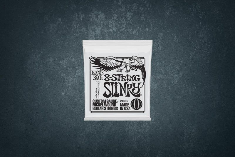 Ernie Ball 2625 Nickel Wound Slinky 10-76, 8-Strings
