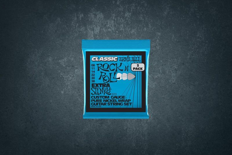 Ernie Ball 3255 Pure Classic RnR Slinky Extra 3 Pack 8-38