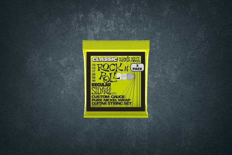 Ernie Ball 3251 Pure Classic RnR Slinky Regular 3 Pack 10-46