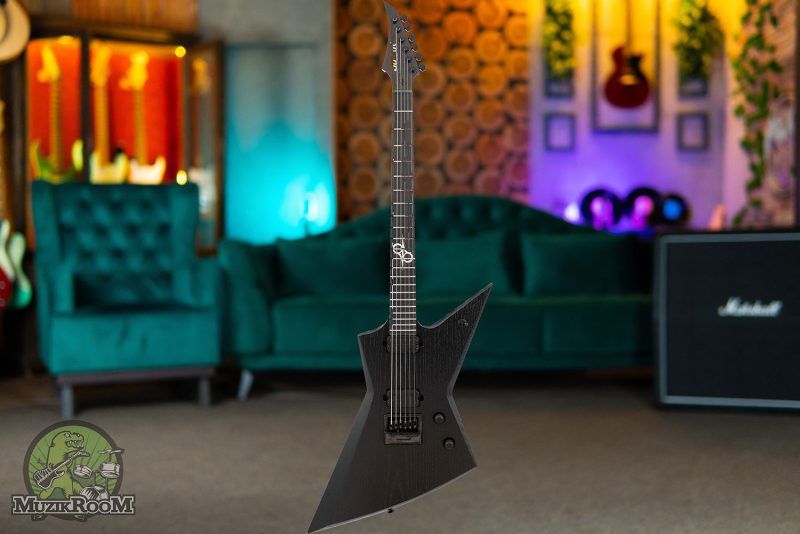 Solar Guitars E1.6BOP 27 Black Open Pore